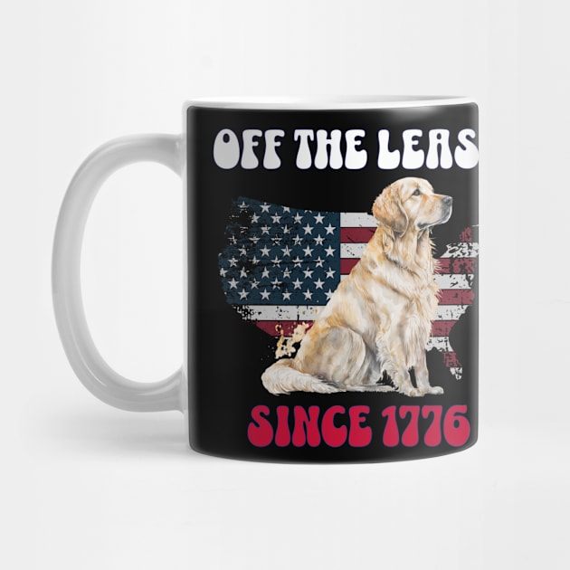 4th of July Independence Day Funny Design for Dog Lovers by EndlessDoodles